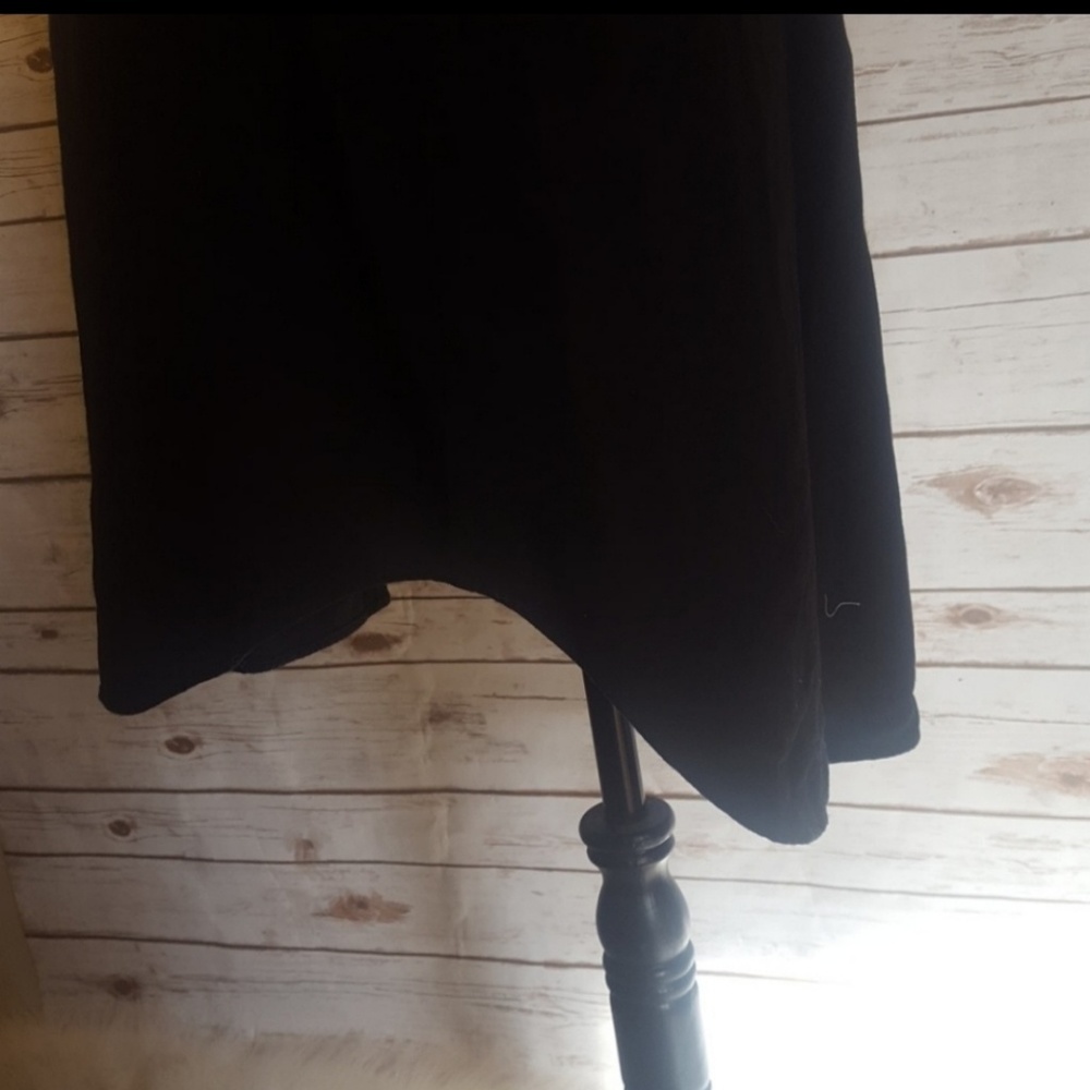 Anthropologie cloth and stone black high low dress